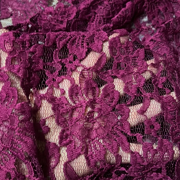 EUC deep raspberry color lularoe Monroe, size large - Picture 2 of 3